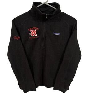 Patagonia Mens Better Sweater Quarter Zip Fleece Pullover Black Size Medium